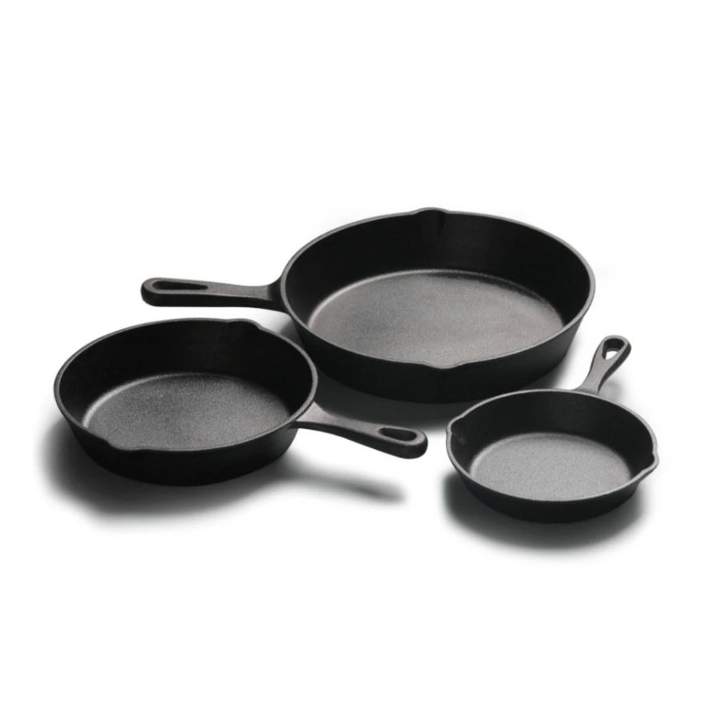 Gas Induction Cooker Cast Iron Cauldron Kitchen Frying Pan Pancake Pot Cookware