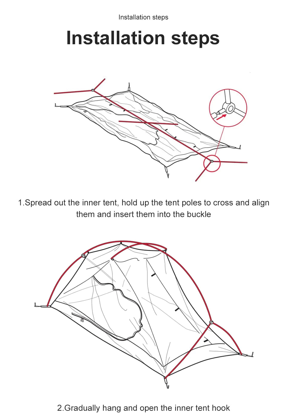 2-Person Ultralight Tent for All Seasons