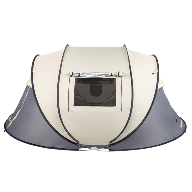 Camping Tent; 4 Person Pop Up; Easy Setup for Camping/Hiking/Fishing/Beach/Outdoor; Etc