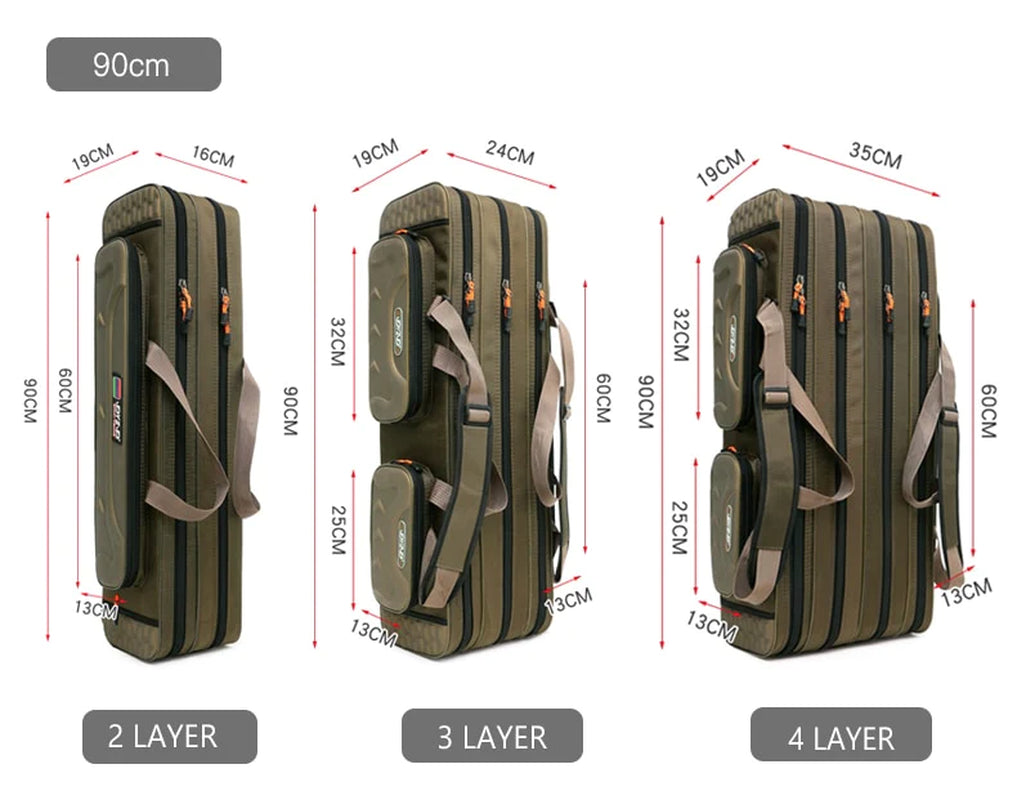 The Ultimate Multifunctional Fishing Bag - Stay Organized and Protected