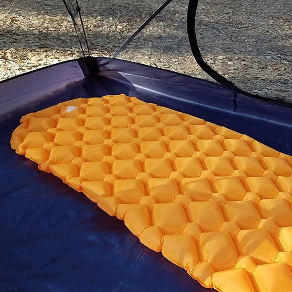 TPU OUTDOOR CAMPING INFLATABLE AIR MAT MATTRESS PAD HIKING SLEEPING BED STRICT