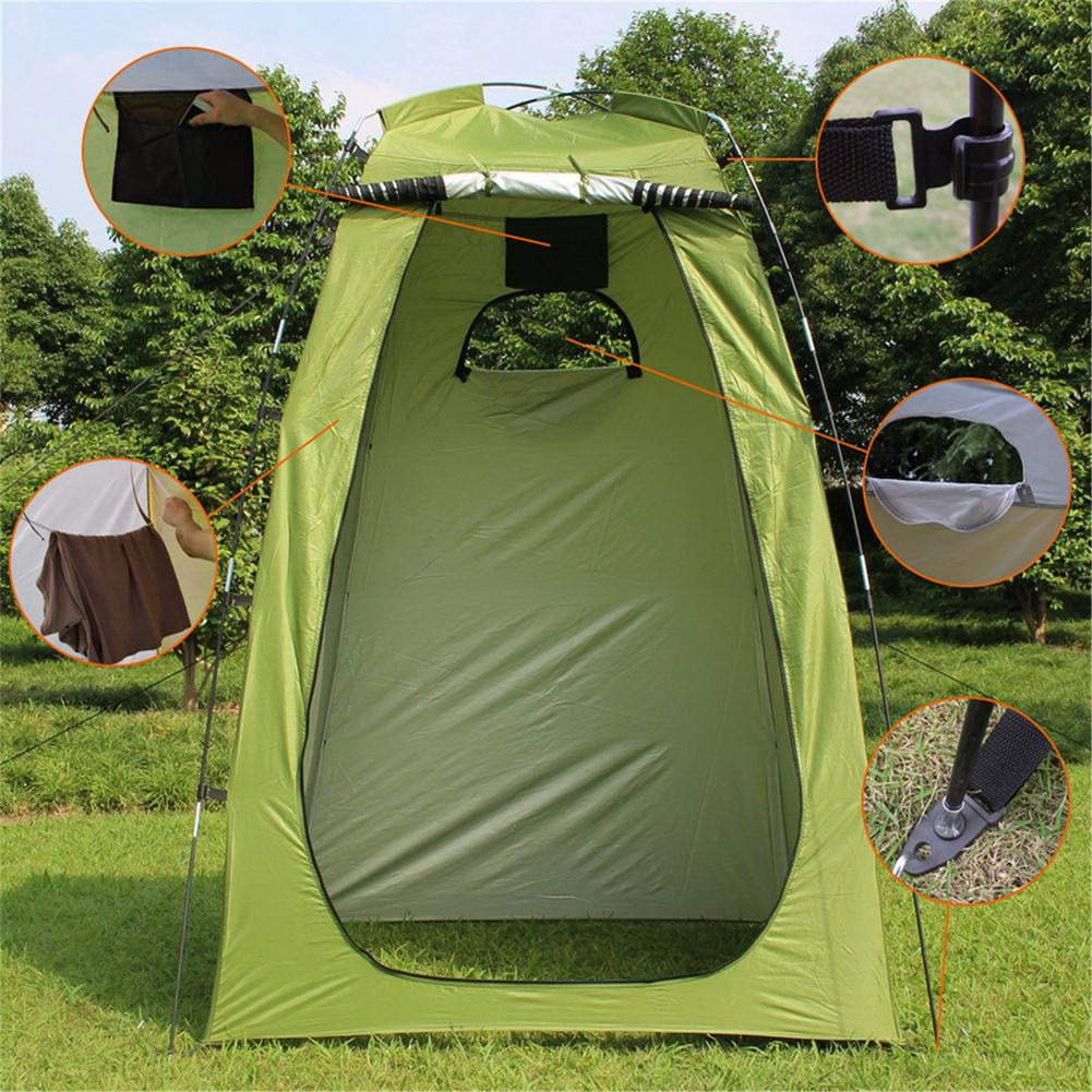 High Quality Portable Shower Toilet Tent Camping Tents Outdoor Waterproof Change Bathroom Sun Shelter Open up Tent