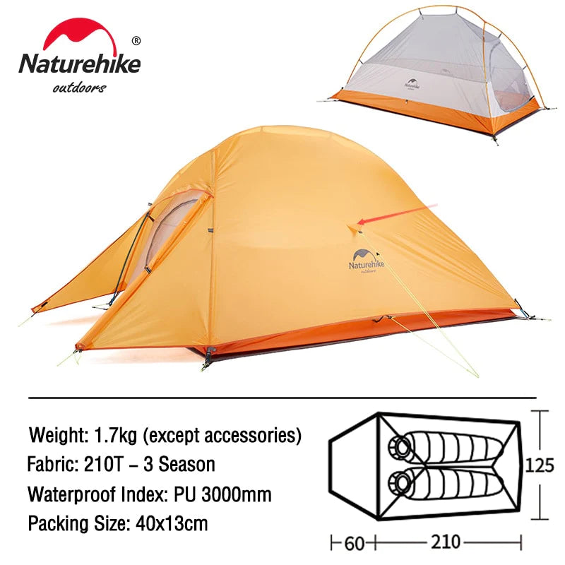 Naturehike Cloud up 1 2 3 People Waterproof Ultralight Tent
