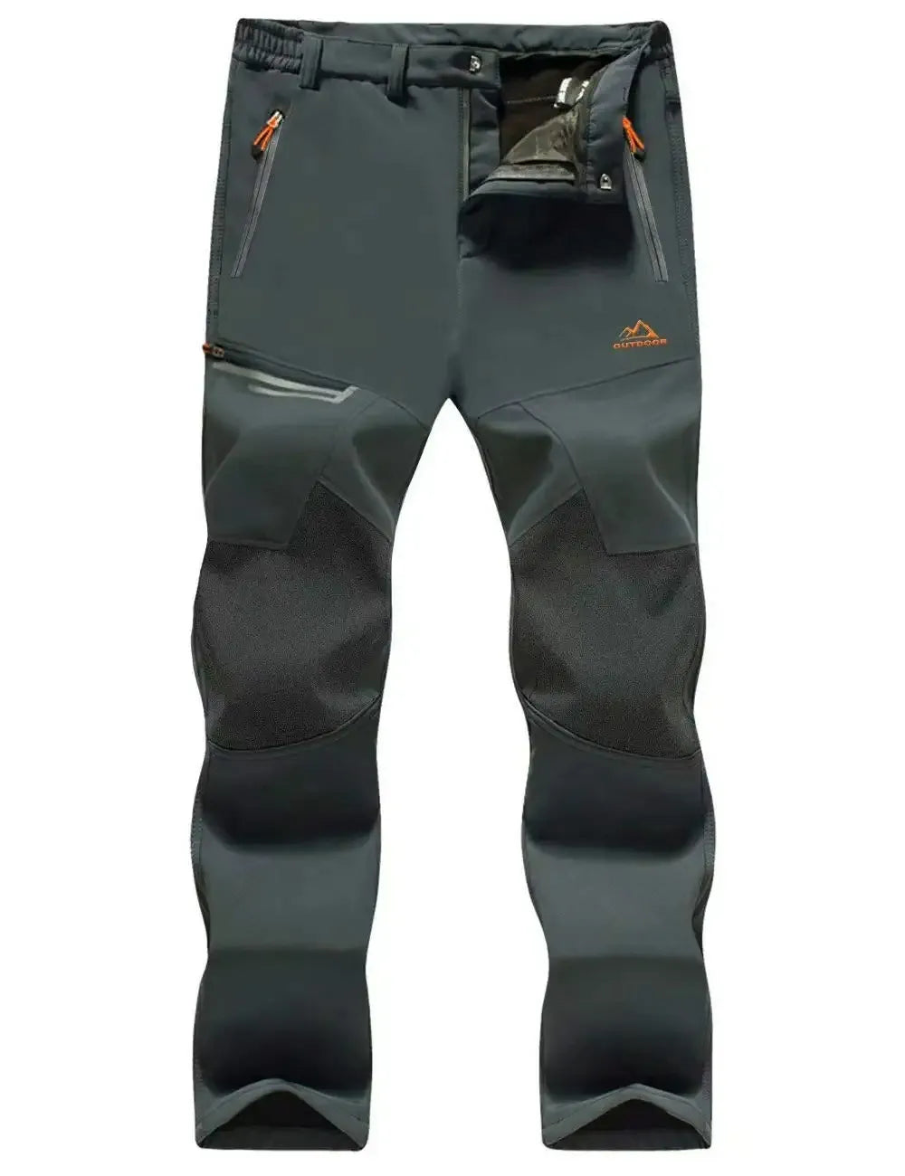 TACVASEN Winter Thicken Fleece Hiking Pants Men Warm Thermal Pants Windproof Outdoor Fishing Camping Mountain Ski Pants Trousers