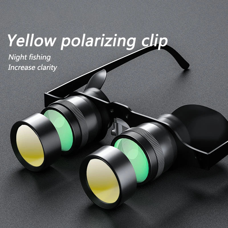 Newest Night Vision Binoculars Glasses for Fishing Telescope Glasses Women Men Zoom Magnifier for Hunting Hiking Outdoor Tool