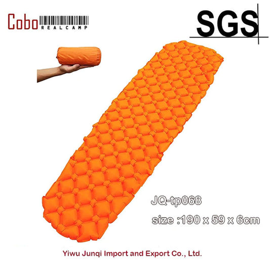TPU OUTDOOR CAMPING INFLATABLE AIR MAT MATTRESS PAD HIKING SLEEPING BED STRICT