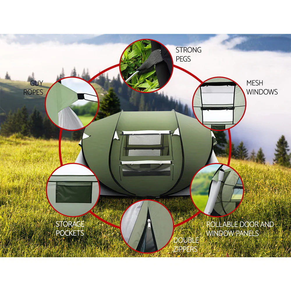 Weisshorn Camping Tent 4-5 Person