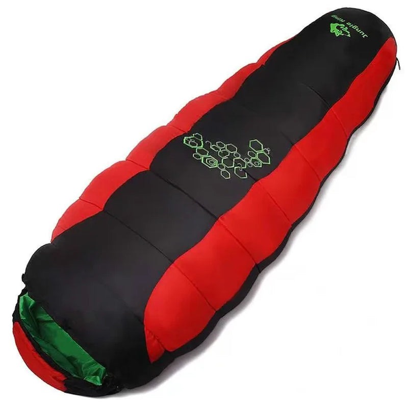 Jungle King 2017 Thickening Fill Four Holes Cotton Sleeping Bags Outdoor Camping Mountaineering Special Camping Bag Movement