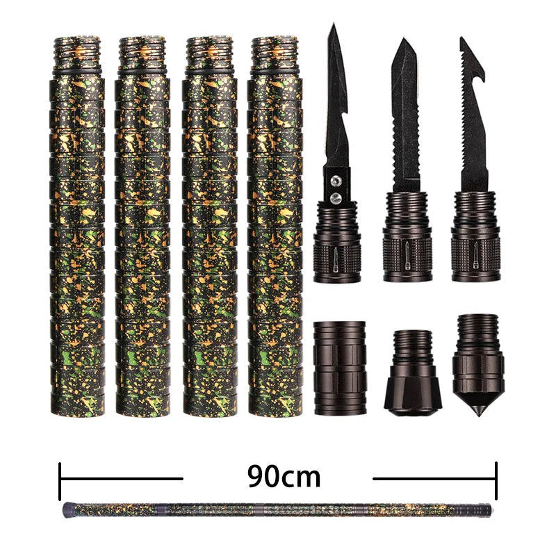 Defense Tool Emergency Defense Stick Camping Accessories Home Car Walking Stick Self Defense Outdoor Shovel DIY Component