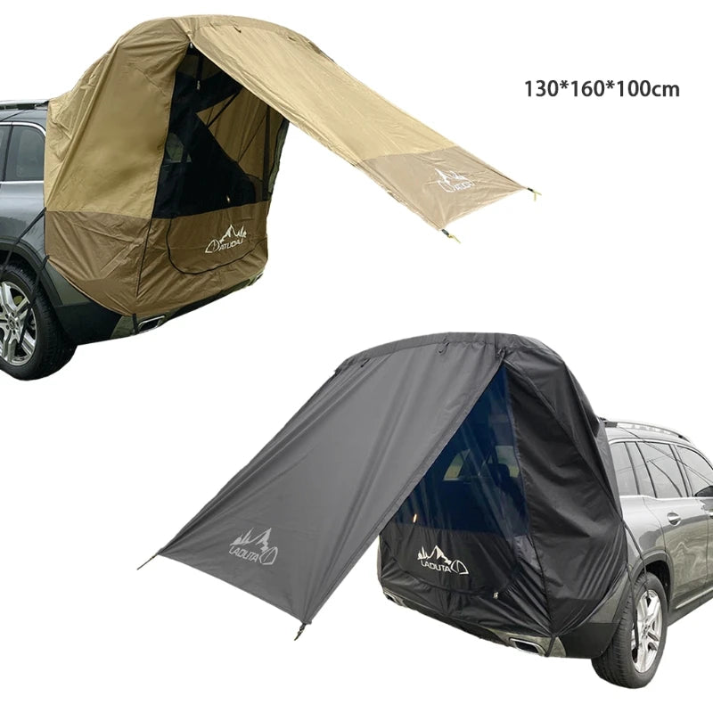 Car Trunk Tent Sunshade Rainproof Tailgate Shade Awning Tent for Car Self-Driving Tour Barbecue Outdoor Au04 21 Dropshipping