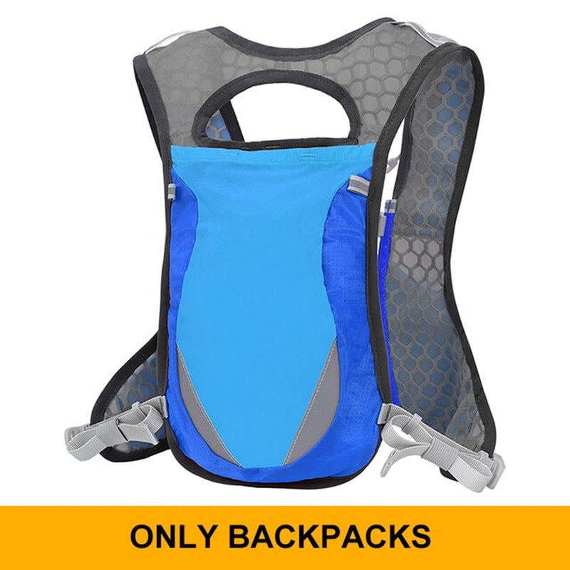 Inoxto-Ultra Light 2 Liter Backpack, Running Marathon Bike Backpack Water Bag, with 250Ml Soft Bottle