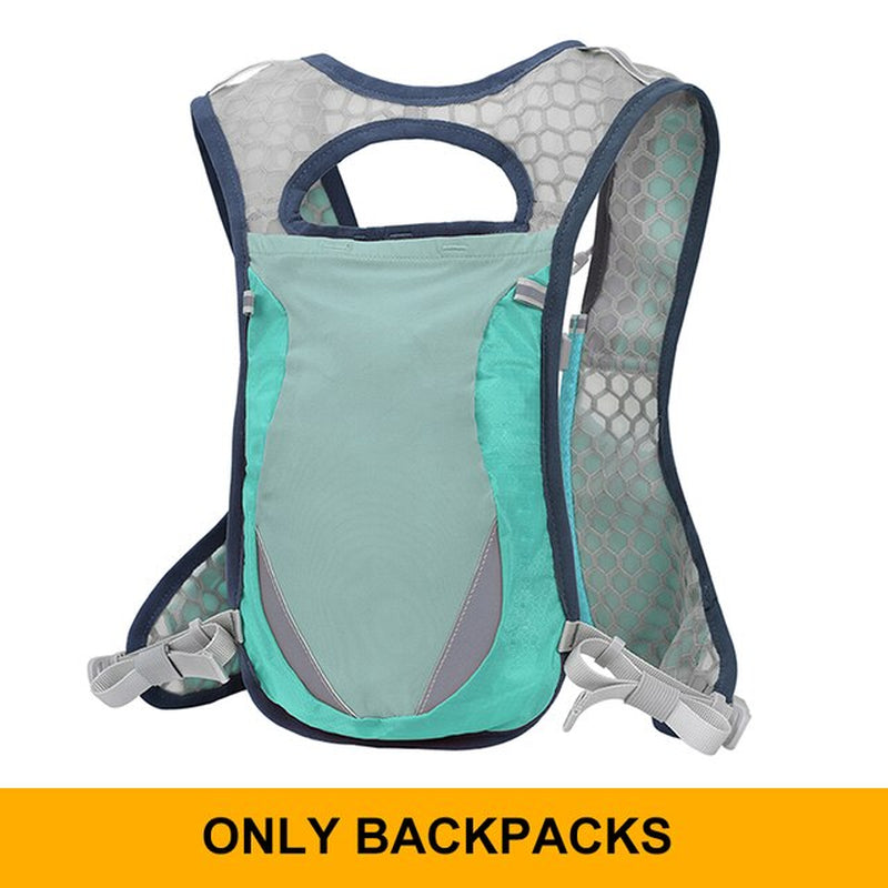 Inoxto-Ultra Light 2 Liter Backpack, Running Marathon Bike Backpack Water Bag, with 250Ml Soft Bottle