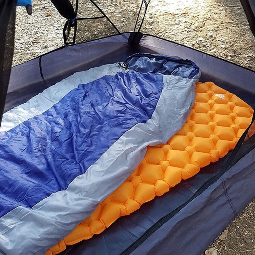 TPU OUTDOOR CAMPING INFLATABLE AIR MAT MATTRESS PAD HIKING SLEEPING BED STRICT