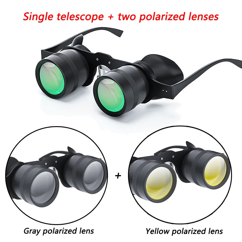 Newest Night Vision Binoculars Glasses for Fishing Telescope Glasses Women Men Zoom Magnifier for Hunting Hiking Outdoor Tool