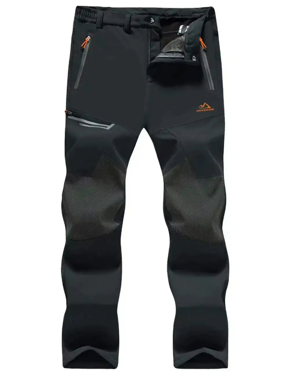 TACVASEN Winter Thicken Fleece Hiking Pants Men Warm Thermal Pants Windproof Outdoor Fishing Camping Mountain Ski Pants Trousers