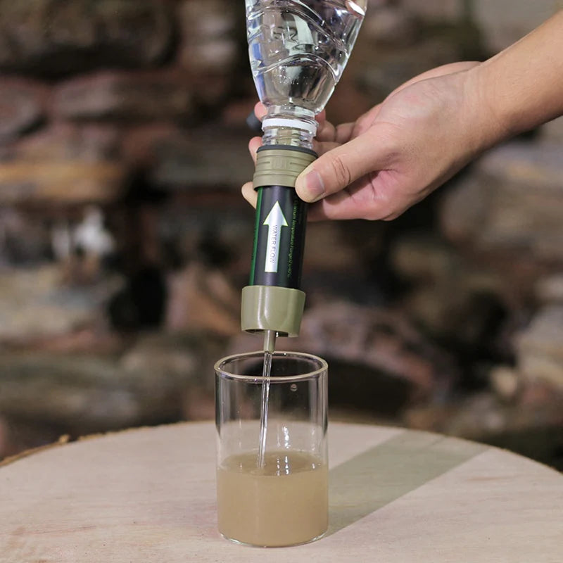 Outdoor Portable Survival Water Purification Purifier for Camping Emergency Kit