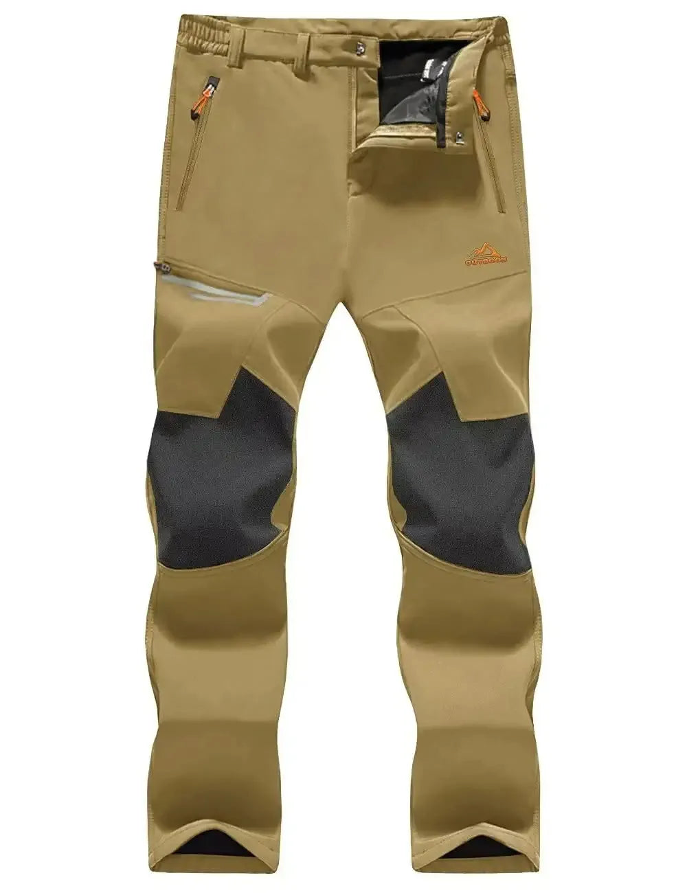 TACVASEN Winter Thicken Fleece Hiking Pants Men Warm Thermal Pants Windproof Outdoor Fishing Camping Mountain Ski Pants Trousers