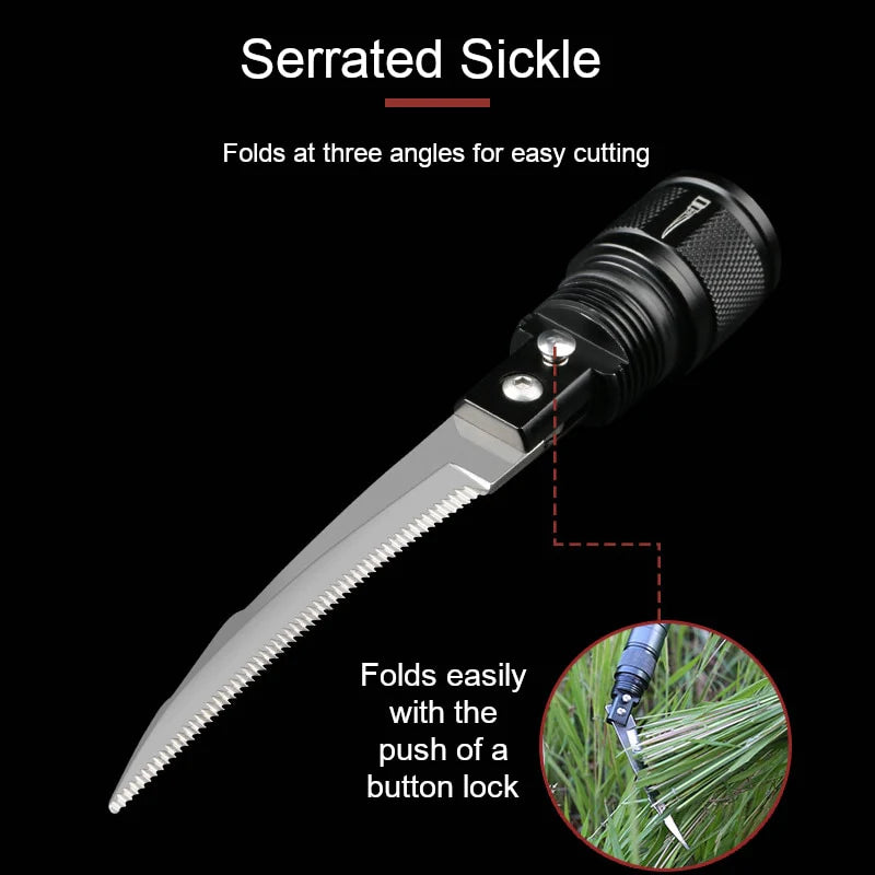 Tactical Trekking Poles Outdoor Garden Camping Multi Tool Kit Walking Cane Hiking Stick Survival Hunting Self Defense Tools