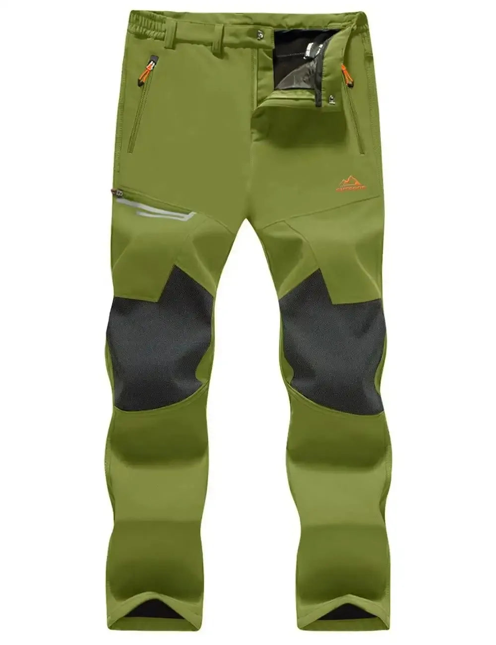 TACVASEN Winter Thicken Fleece Hiking Pants Men Warm Thermal Pants Windproof Outdoor Fishing Camping Mountain Ski Pants Trousers